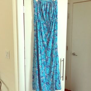 Lilly Pulitzer Mermaid Strapless Dress